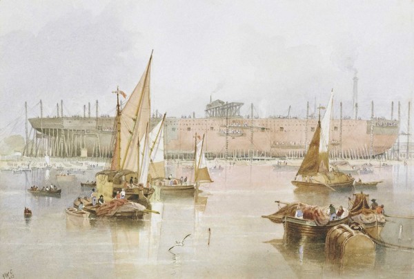 SS 'Great Eastern' by John Wilson Carmichael